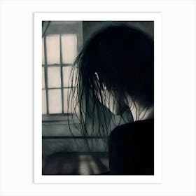 Girl In The Dark Art Print