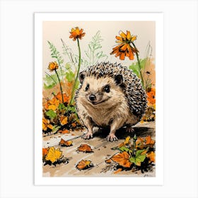 Hedgehog 5 Art Print