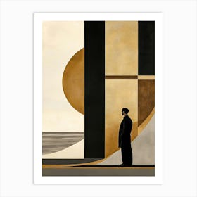 'A Man In A Suit' Art Print