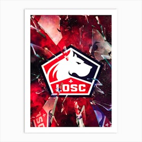 Lille Olympique Sporting Club Art Print