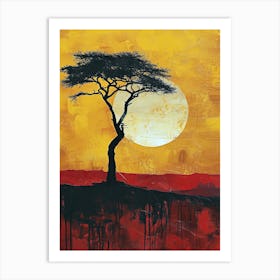 Arid Savannah, Africa Art Print