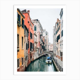 A Canal In Venice 3 Art Print