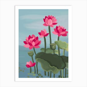 Pink Lotus Poster