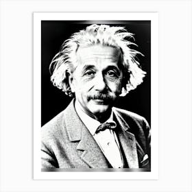 Albert Einstein 2 Art Print