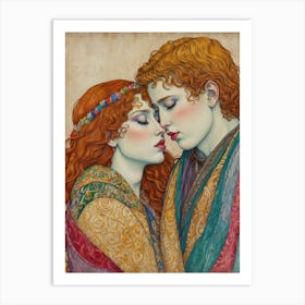 Lovers Art Print