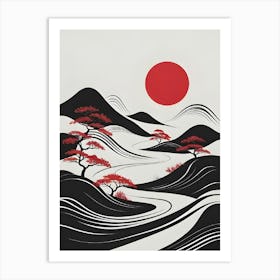 Asian Landscape 11 Art Print