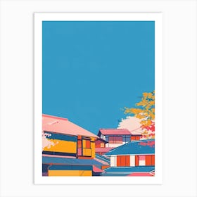 Kanazawa Japan 1 Colourful Illustration Art Print