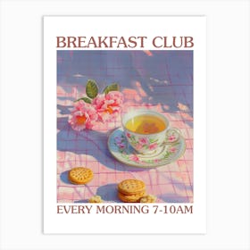 Breakfast Club Tea And Biscuits 4 Art Print