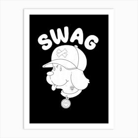 Swag Dog Art Print