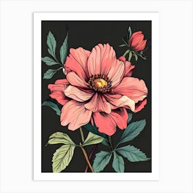 Pink Flower 6 Art Print