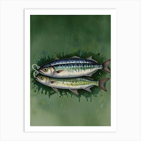 Two Sardines Art Print