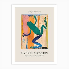 Frog 4 Matisse Inspired Exposition Animals Poster Art Print