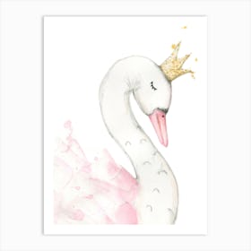 Swan Princess B Art Print