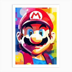 Mario Bros 11 Art Print