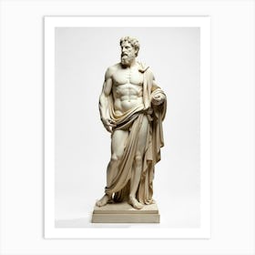 Aphrodite Greek Statue Cool Realistic Illustration Art Print