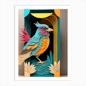 Bird Of Paradise-Reimagined 1 Art Print