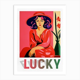 Lucky Lady Art Print