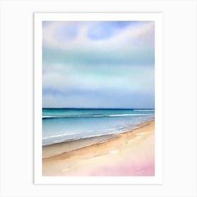 Camber Sands 2, East Sussex Watercolour Art Print