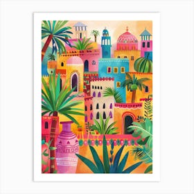 Mediterranean Village 4 Art Print