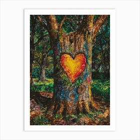 Heart Of The Forest 6 Art Print