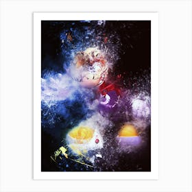 Abstract Rayman Videogame Art Print