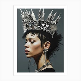 Woman With A Crown Art Print