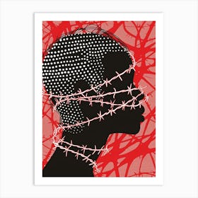 Barbed Wire 1 Art Print