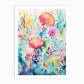 Blooming Flowers Art Print