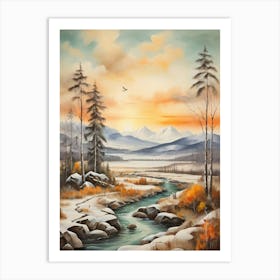 Winter Landscape 36 Art Print