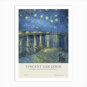 Vincent Van Gogh - Starry Night over the Rhone Art Print