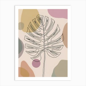 Tropical Leaf 1 Art Print