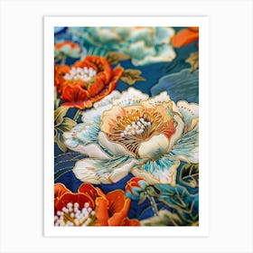 Chinese Flower Painting 1 Art Print