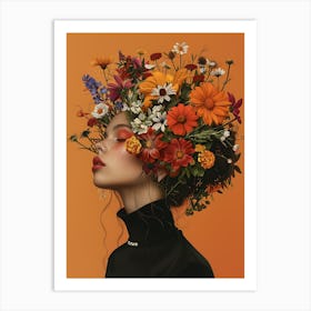 Flower Head Art Print