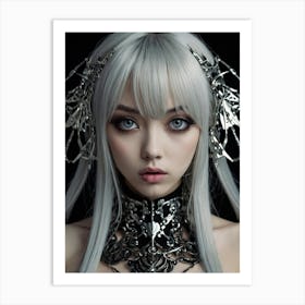 Gothic Beauty Art Print