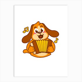 Prints, posters, nursery and kids rooms. Fun dog, music, sports, skateboard, add fun and decorate the place.19 Art Print