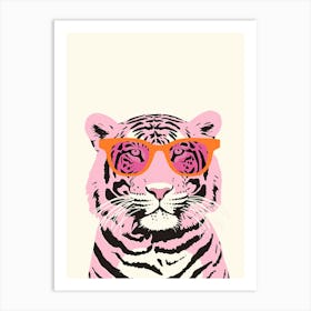 Funky Tiger Art Print