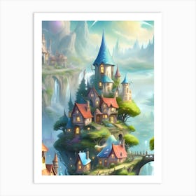 Fairytale Castle Art Print