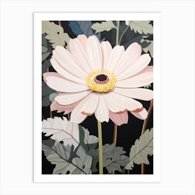 Flower Illustration Daisy 1 Art Print
