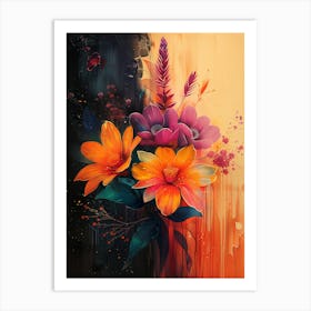 Flowers In A Vase 22 Art Print