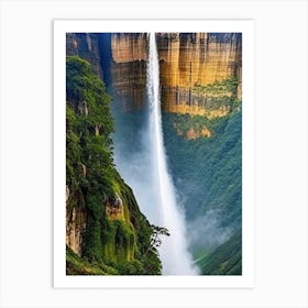 Tequendama Falls, Colombia Majestic, Beautiful & Classic Art Print