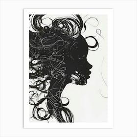 Portrait Of A Woman 175 Art Print