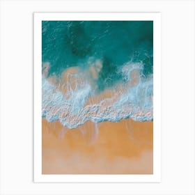 Aerial View Of A Beach 78 Art Print