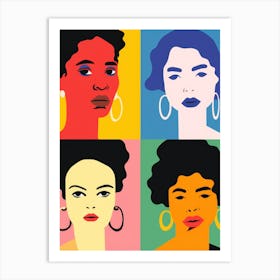 Women Of Color 1 Art Print