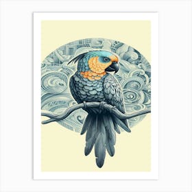 Truffle Parrot Art Print