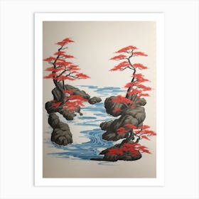 Japanese Trees Art Print