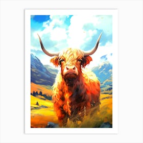 Highland Cow 1 Art Print