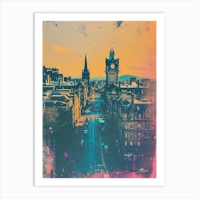 Edinburgh Retro Photo Inspired 4 Art Print