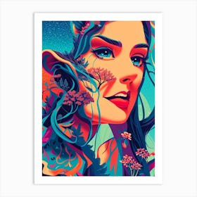 Ethereal Girl Art Print