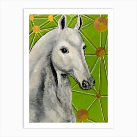 White Horse 1 Art Print