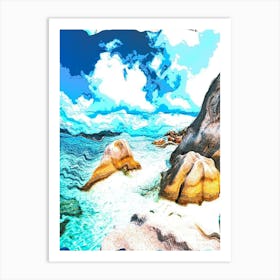 St Lucia Art Print